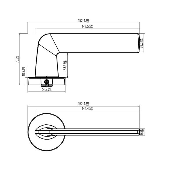 BỘ KHÓA CỬA DIY HAFELE SET A 499.63.601
