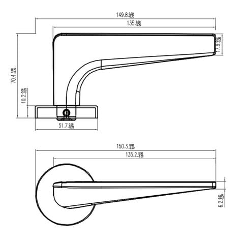 BỘ KHÓA CỬA DIY HAFELE SET C 499.63.623