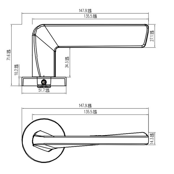 BỘ KHÓA CỬA DIY HAFELE SET D 499.63.628