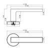 BỘ KHÓA CỬA DIY HAFELE SET E 499.63.637