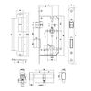 BỘ KHÓA CỬA DIY HAFELE SET C 499.63.617