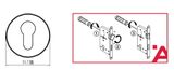BỘ KHÓA CỬA DIY HAFELE SET B 499.63.615
