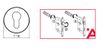 BỘ KHÓA CỬA DIY HAFELE SET C 499.63.623