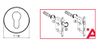 BỘ KHÓA CỬA DIY HAFELE SET C 499.63.620