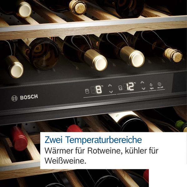 Tủ Rượu Vang Bosch 44 Chai KUW21AHG0 Serie 6