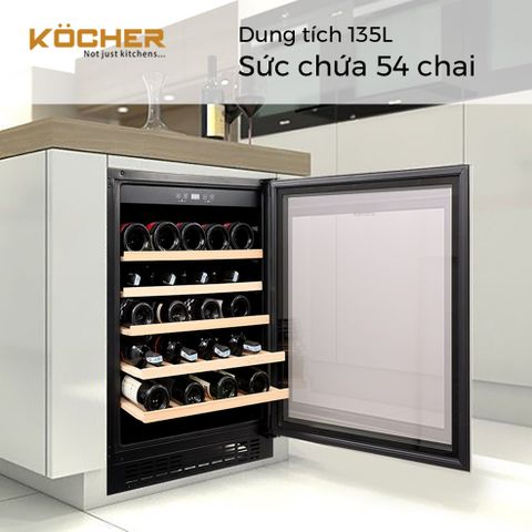 Tủ rượu vang Kocher KWWEU 1156B