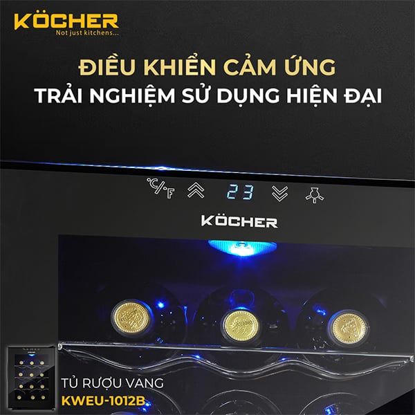 Tủ rượu vang Kocher KWEU 1012B