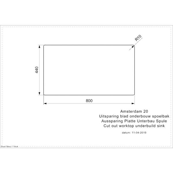 Chậu rửa chén Reginox AMSTERDAM 20 XÁM HMH.R31018