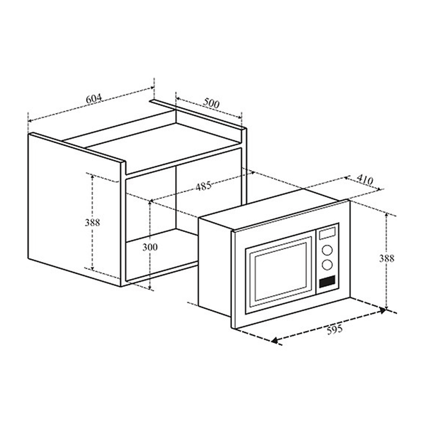 Lò vi sóng kết hợp nướng Eurosun MWO-30EUR