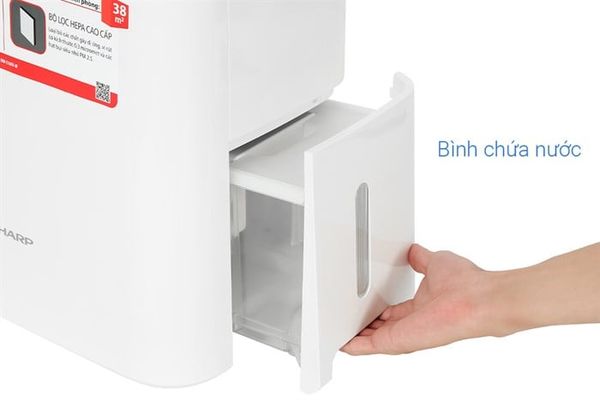 Máy lọc không khí kèm hút ẩm Sharp DW-E16FA-W