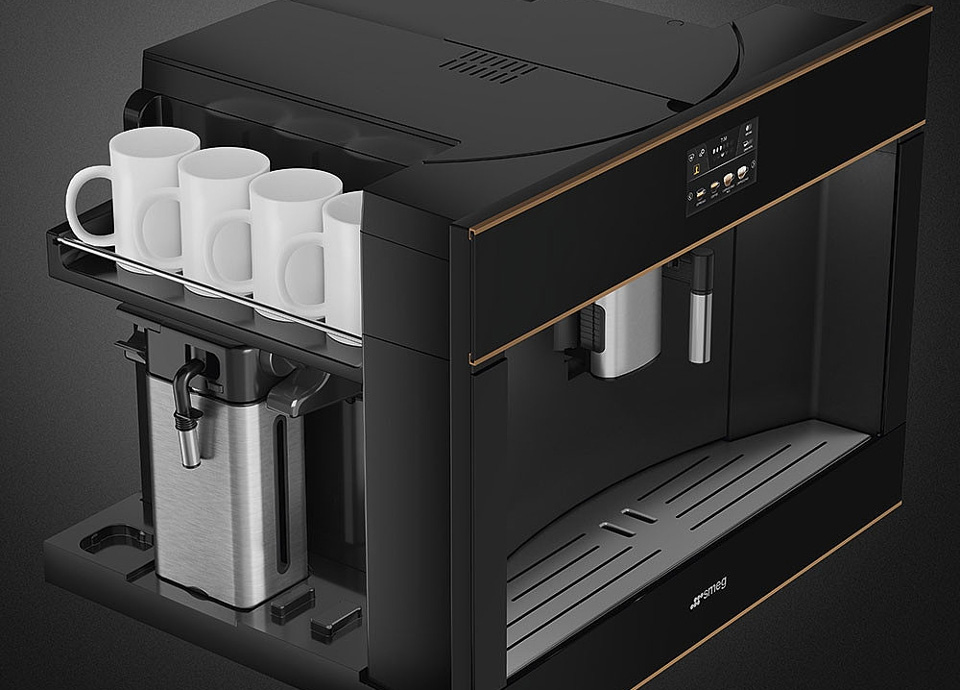 Máy pha cà phê lắp âm Smeg CMS4604NR 536.54.079 – Công ty TNHH BẾP EU