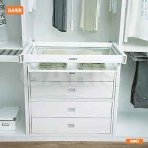 Ngăn kéo vách kính để đồ gập Garis GW02