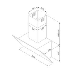 Máy hút mùi áp tường Malloca MC 9086HS