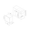 Máy rửa chén âm tủ Malloca  MDW14-B09FI