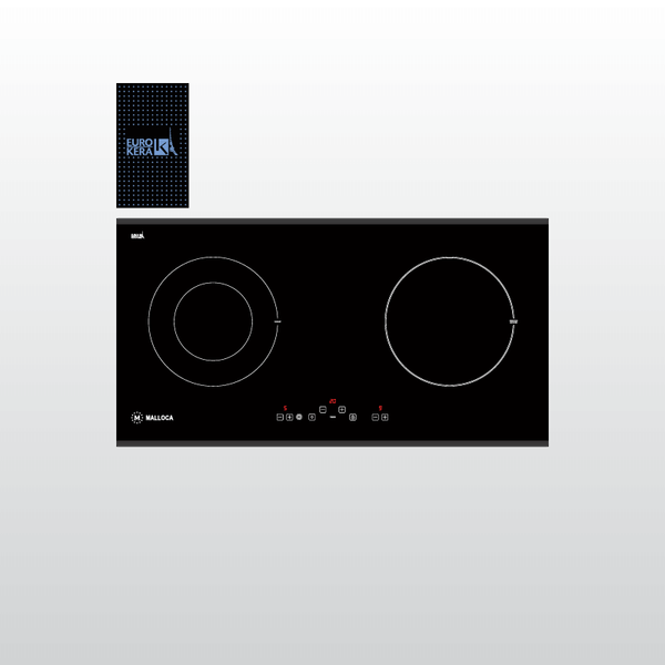 Bếp kết hợp điện từ Malloca MH-02IR SB