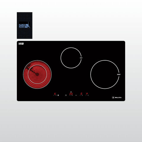 Bếp kết hợp điện từ Malloca MH-03IRB SB