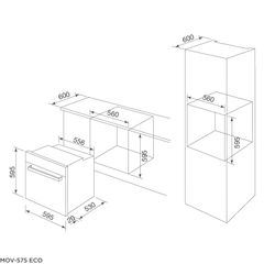 Lò nướng Malloca MOV-575 Eco