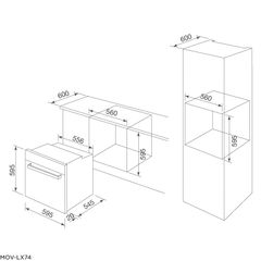 Lò nướng âm tủ Malloca MOV-LX74