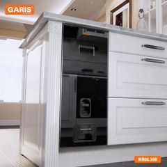 THÙNG GẠO MẶT KÍNH ĐEN TỦ DƯỚI GARIS MR06.30B