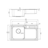  Chậu rửa Malloca MS 1028D 