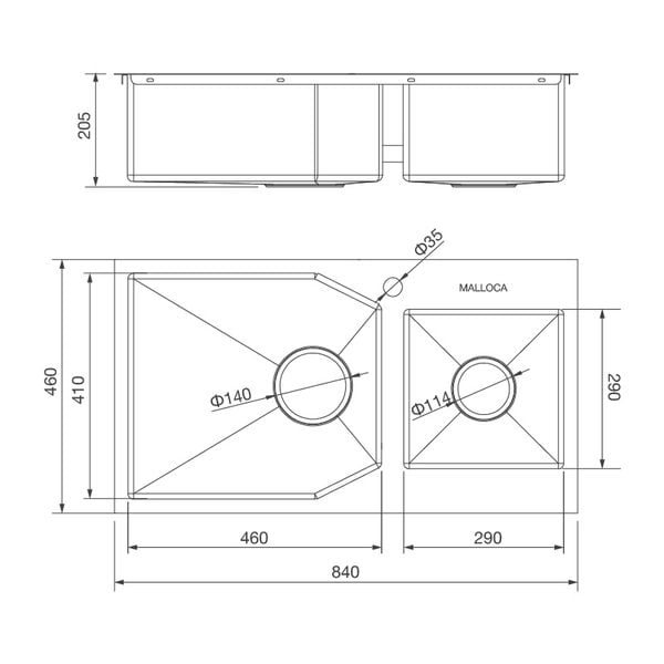 Chậu Rửa Chén Malloca MS 610A