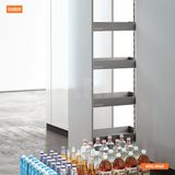 TỦ ĐỒ KHÔ 6 TẦNG, KHAY NHÔM, CÁNH RÚT GARIS MS6.40GA