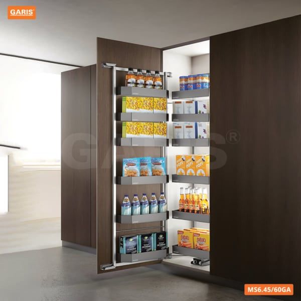 TỦ ĐỒ KHÔ 6 TẦNG, KHAY NHÔM, CÁNH MỞ GARIS MS6.45GA