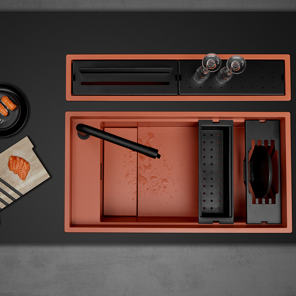 Chậu rửa bát âm Malloca MYST K83S - MYST K83L