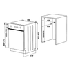 Máy rửa bát âm tủ Hafele HDW-HI60C 533.23.120