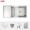 Chậu rửa bát âm Konox KN8646DU Dekor