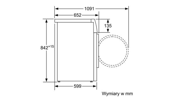 Máy sấy quần áo Bosch WTW85562PL