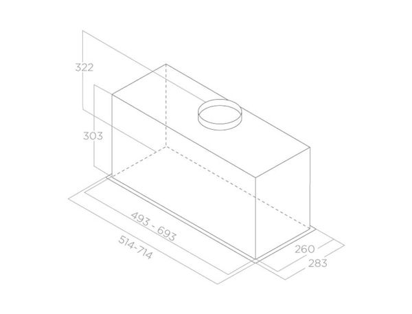 Hút mùi âm tủ Elica BOXIN PLUS