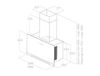 Máy hút mùi áp tường Elica APLOMB BL/A/90 - PRF0166939
