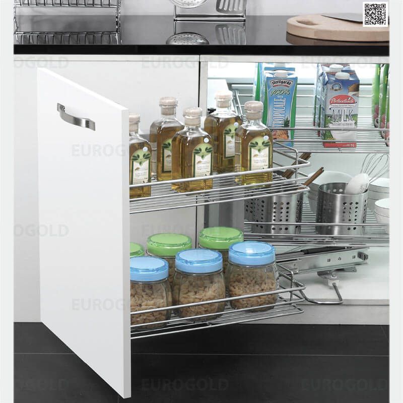  Góc xoay liên hoàn inox nan Eurogold EPS101 (Mở trái) 