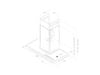 Hút mùi áp tường Elica BIO WH/A 90 ROVERE PRF0120966