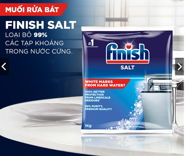 Muối rửa bát Finish Salt 1 Kg