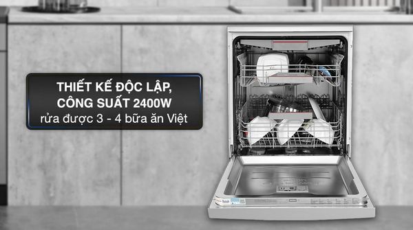 Máy rửa bát Bosch SMS6ZCI85M Serie 6 mẫu mới 2025