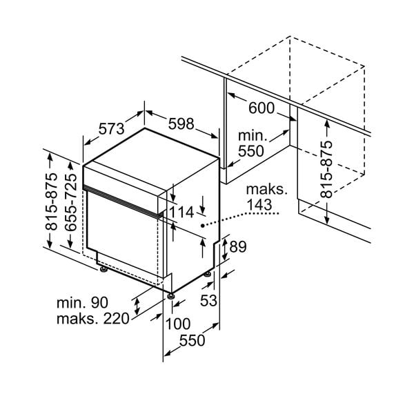 Máy Rửa Bát Âm Tủ Bosch SMV4HCX48E Serie 4