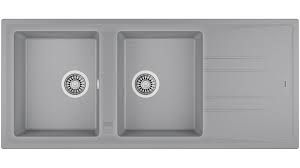 Chậu đá Teka STONE 80B-TG 2B1D GREY