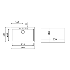 Chậu rửa Teka FORSQUARE 72.40TG( BLACK)