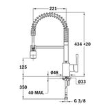 Vòi rửa Teka ARK937