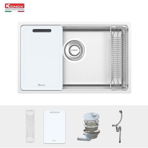 Chậu rửa bát âm Konox Tari 7648SR