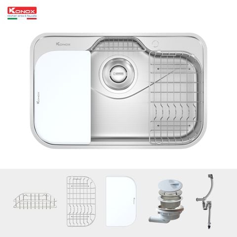 Chậu rửa bát âm Konox TARI 7851SR