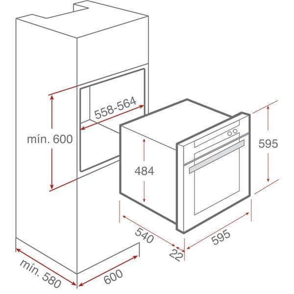 Lò nướng Teka HLB 840 WHITE