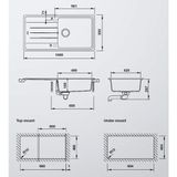 Chậu đá Häfele Antonius HS-GSD10050 570.32.530