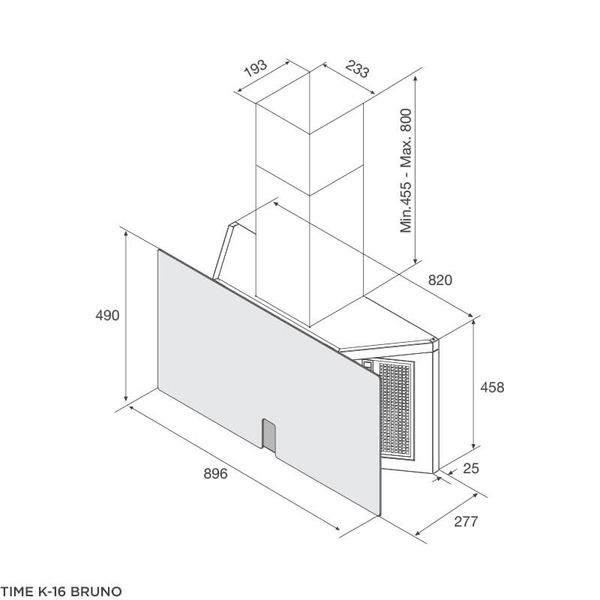 Hút mùi Malloca Time K-16 Bruno