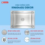 Chậu rửa bát âm Konox KN6044SU Dekor