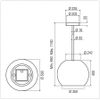 Máy hút mùi đảo Malloca Sphera Chrome-1001C