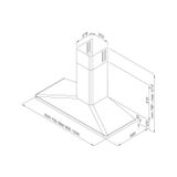 Hút mùi áp tường Malloca Varese-K5020