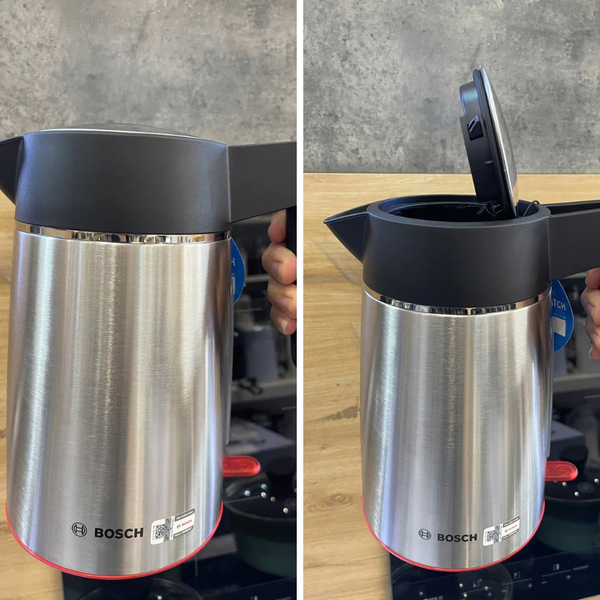 ẤM ĐUN NƯỚC SIÊU TỐC BOSCH CHÍNH HÃNG TWK6M480 ( INOX XÁM)